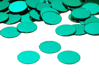 Round Confetti, Turquoise 1/4